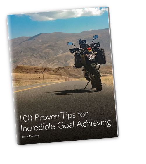 The cover of 100 Proven Tips for Incredible Goal Achieving